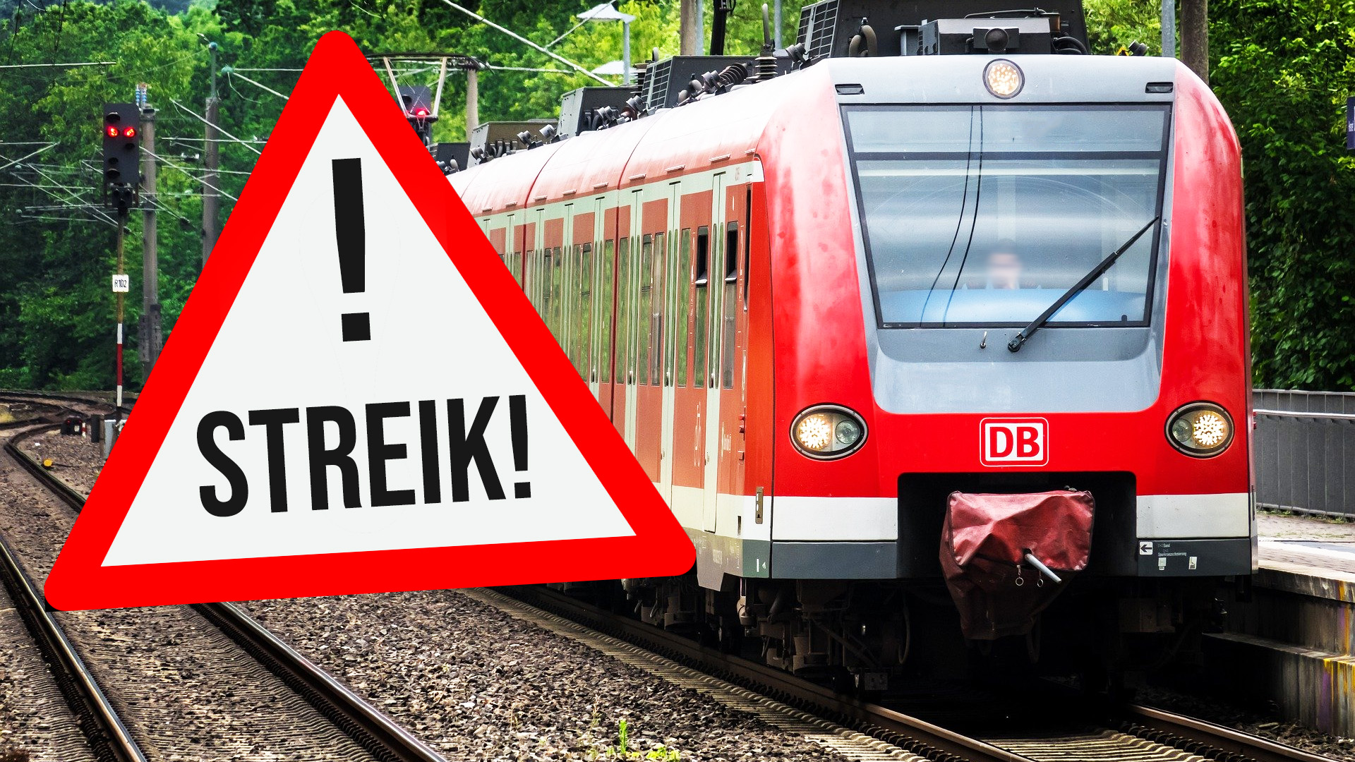Bahnstreik GDL Offenbach