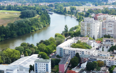 Offenbach Mainpark und Main